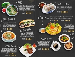 Thiết kế menu nhà hàng online như thế nào?